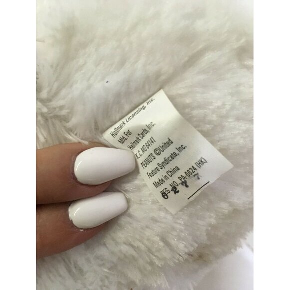 PERFECT PAIR Card Playing Snoopy Plush w/ Visor & Arm Band w/tag Hallmark - Picture 11 of 11